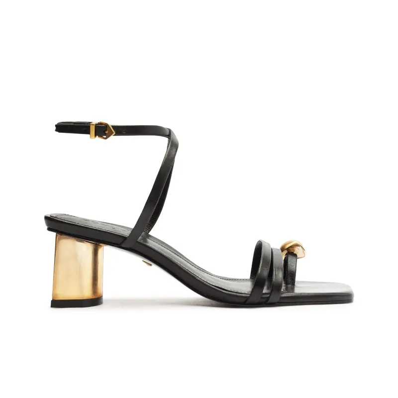 Schutz Elysa Atanado Strap Sandals 6.5cm Women's Black-1