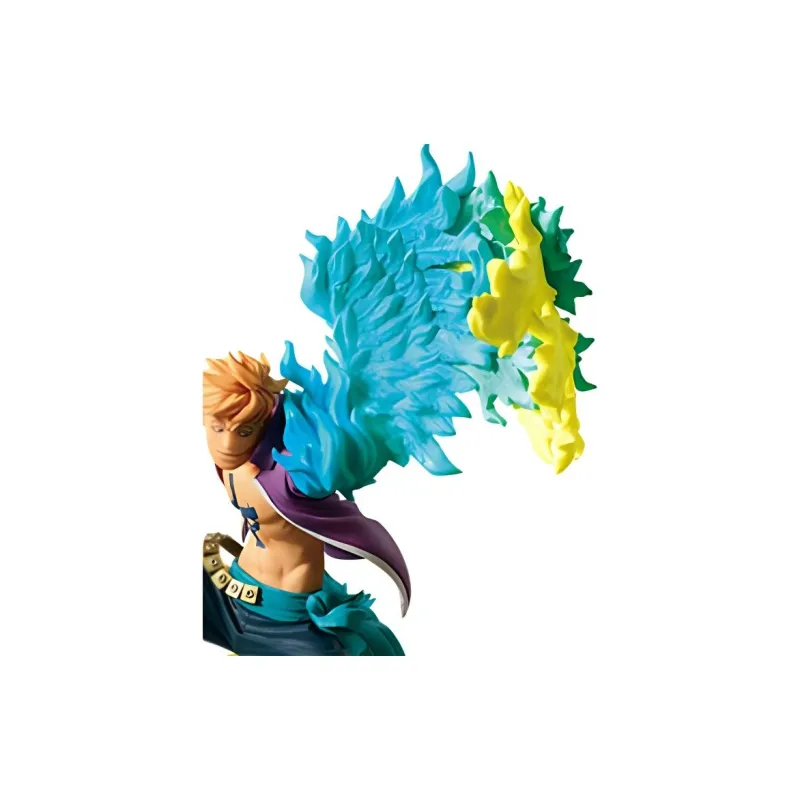 BANPRESTO One Piece Scultures Big BANPRESTO Colosseum 6 Volume 6 Marco Re Run Figure Blue-2