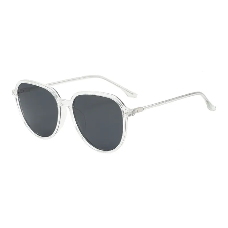 BSELEON TR/Memory Plastic Round Sunglasses Unisex-4