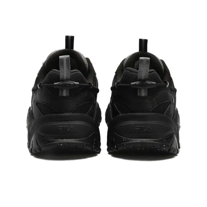 FILA Fluid 4 Breathable Low Top Casual Shoes Women's Black-2