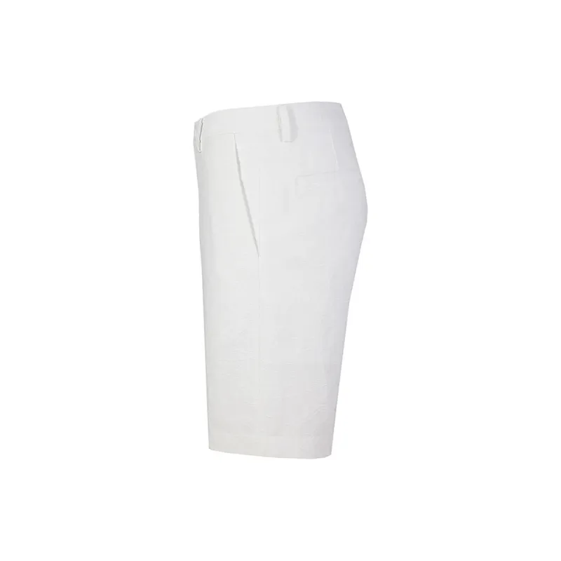 DAVID NAMAN Casual Shorts Men White-2