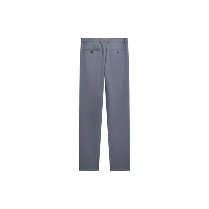 ZIOZIA Suit Trousers Men Gray-1