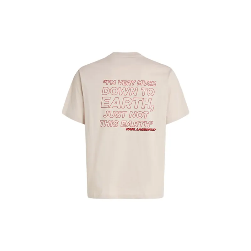 KARL LAGERFELD T Shirt Men's Beige-1