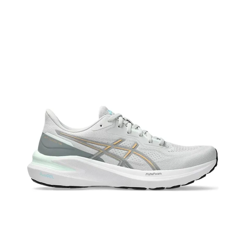Asics GT 1000 13 Slip Resistant And Abrasion Resistant Support Low Top Running Shoes Women's Gray-1