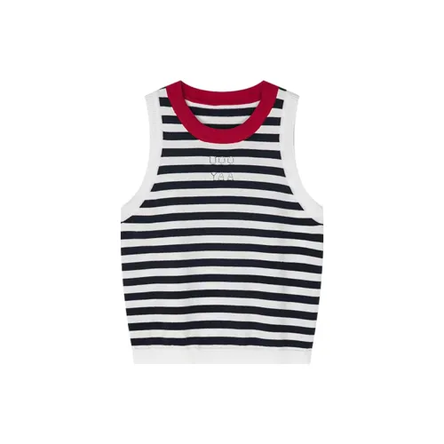 UOOYAA Tank Tops Women's Stripes