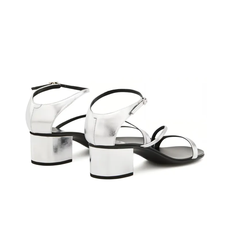 giuseppe zanotti Rochelle 40mm Metallic-effect Sandals-3