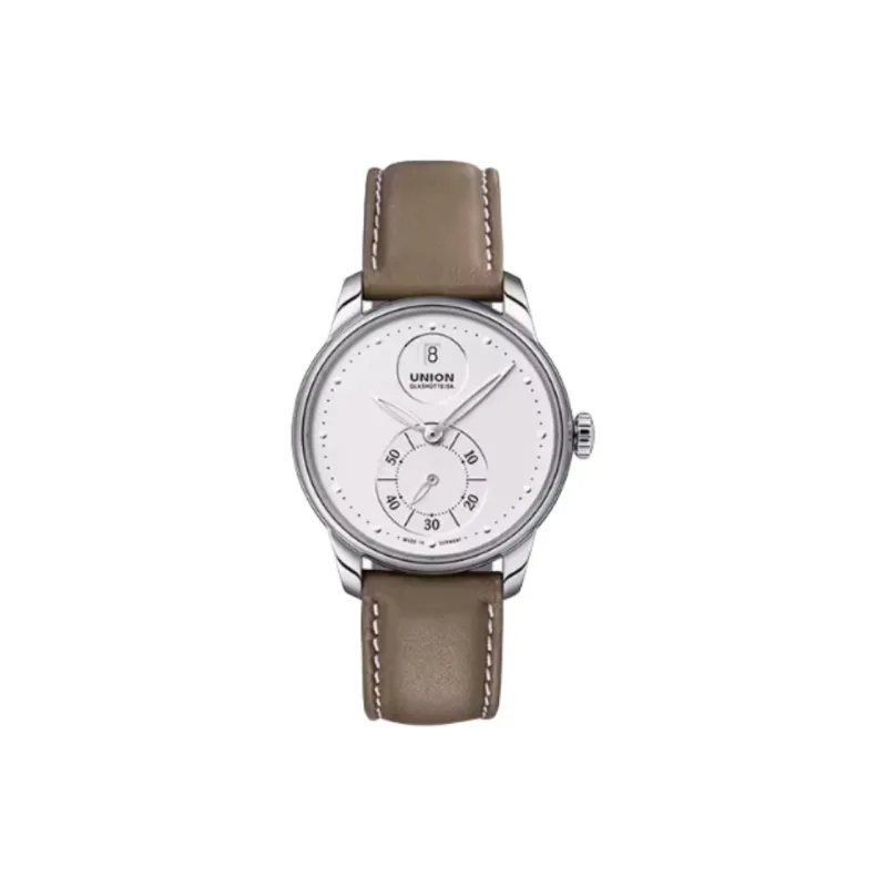 UNION GLASHUTTE SA Automatic Mechanical Movement Men's Watches Watch 36mm Blue Dial Stainless Steel Case Leather Strap-2