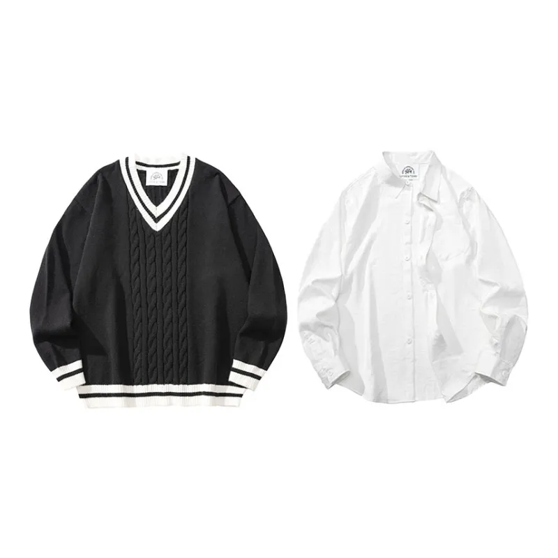 LIVINGTOWN Shirt Matching Set Unisex-2