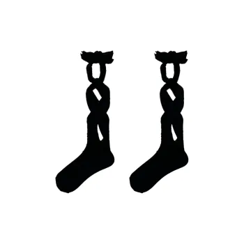 Evening Classroom Mid-Calf Socks Women's Black 2
