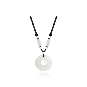 Moon Jewelry Agate Jade Necklaces Unisex