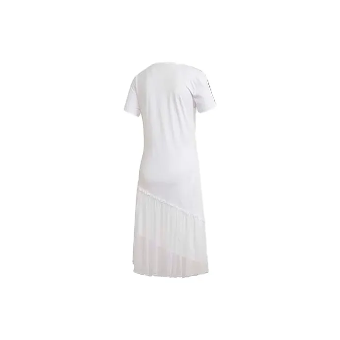 Adidas Originals Short Sleeved Dress Women's White-1