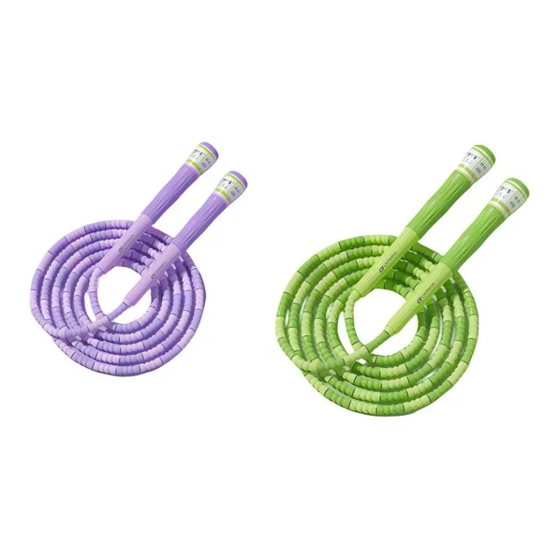 Ovanda Student Supply Non Countable Jump Ropes Kids Handle ABS Plastic, Rope TPE PVC Plastic 2.3~2.8m-18