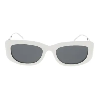 PRADA Oval Sunglasses Women's White