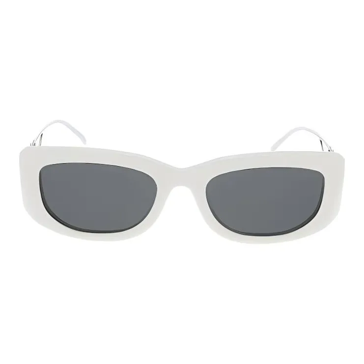 PRADA Oval Sunglasses Women's White-0