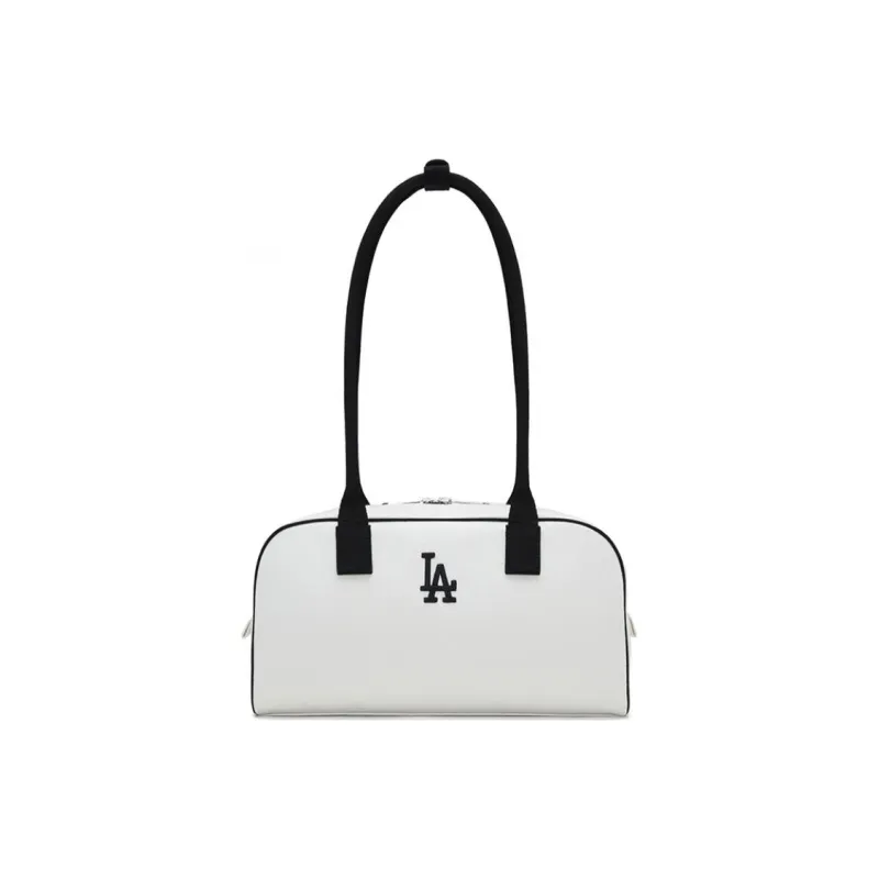 MLB Polyester Handbag Shoulder Bag Regular Unisex Dark Cream-2