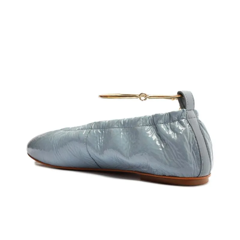 Schutz Bethany Casual Single Shoes Women's Blue-3