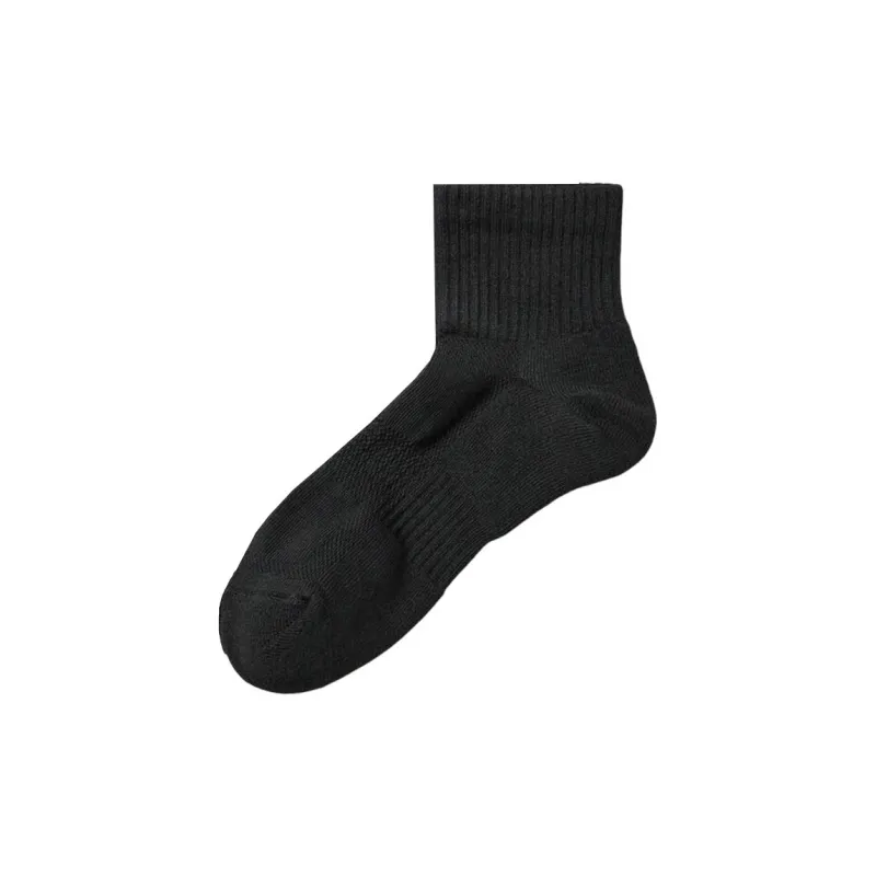 UNIQLO Mid Calf Socks Men's 1 Pack Black-0