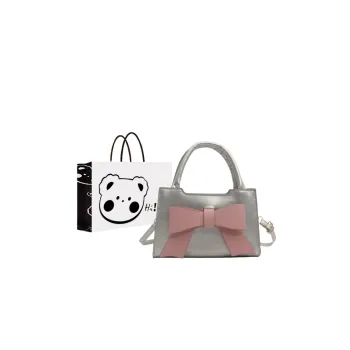 NX DOUGHNUT PU Versatile Fashion Crossbody Handbag Regular Women's Pink/White/Black & Pink/Silver & Pink/Black & Blue