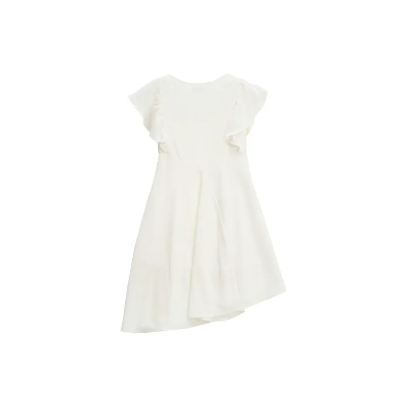 ERAL Short Sleeved Dresses Women's Cloud White-1