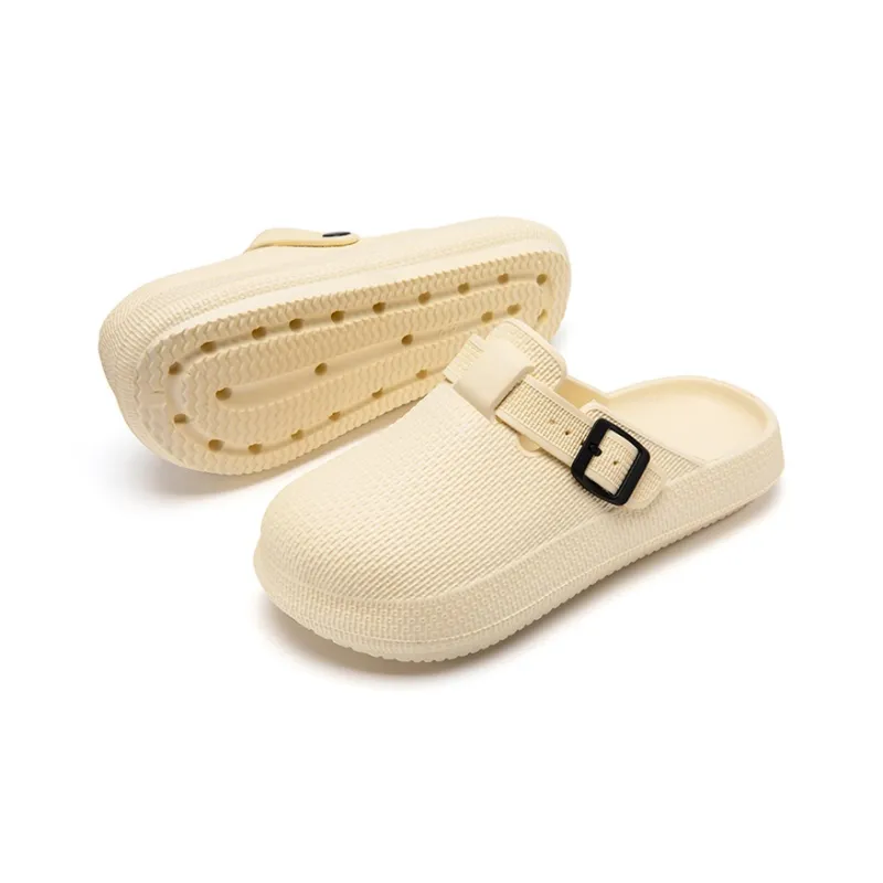 OUBT EVA Slip Resistant Odor Resistant Abrasion Resistant Wrap toe Slippers Unisex-11