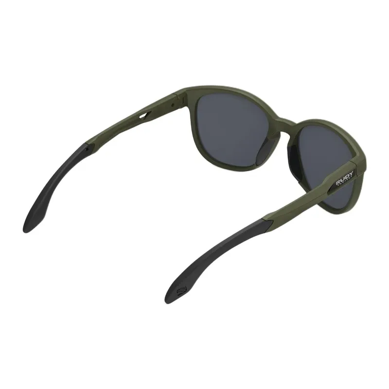 RUDY PROJECT Polyamide Square Sunglasses Unisex Green-5