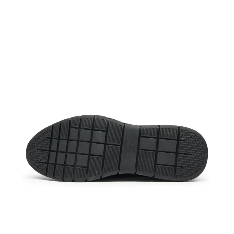 GOG Breathable Quick Dry Low Top Invisible Height Increasing 5.5cm Summer Casual Shoes Men's Black-4