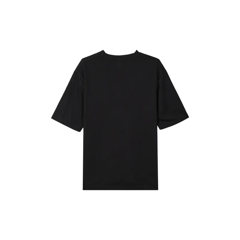 UNIQLO Drop Shoulder Sleeve T Shirt Men's Black-1