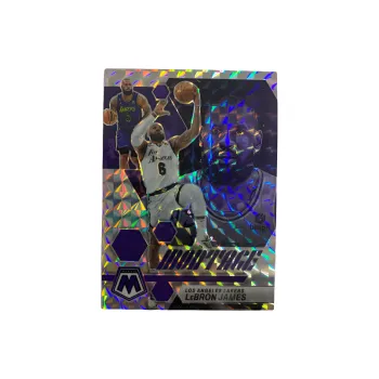 PANINI 2022 23 Mosaic, LeBron, James, Lakers, Mosaic Silver Fold, Teka Star Card, Card Pass Sports Cards 1 Pc