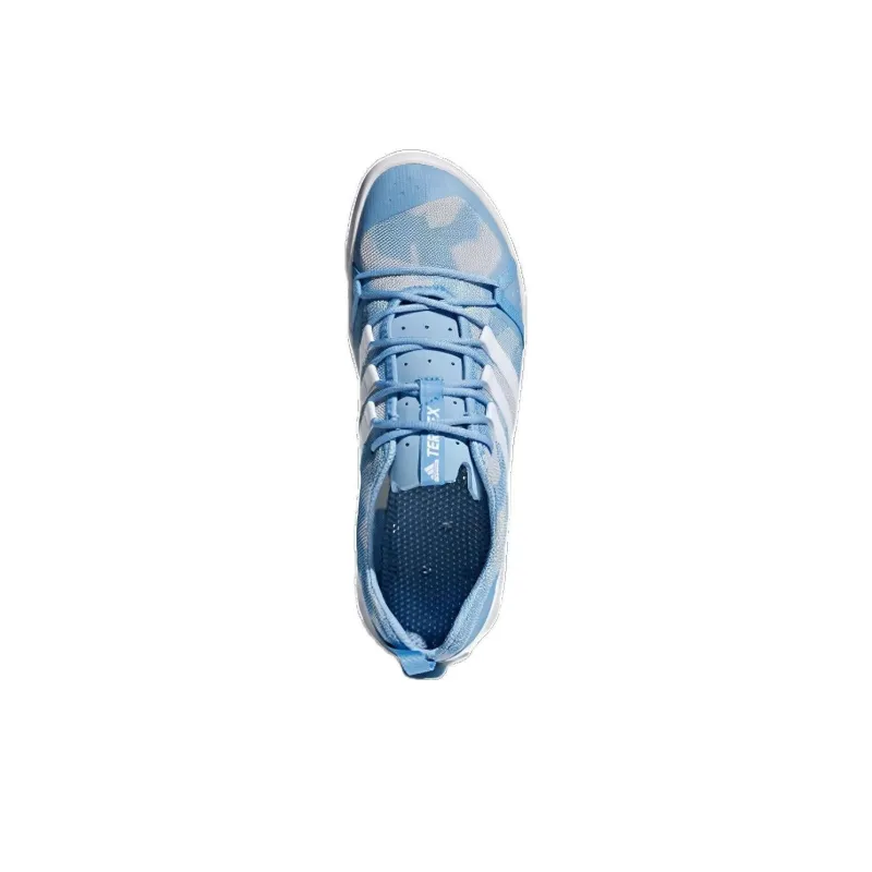 Adidas Terrex CC Boat Graphic Cushioned Slip Resistant Low Top Casual Shoes Unisex Blue White-4
