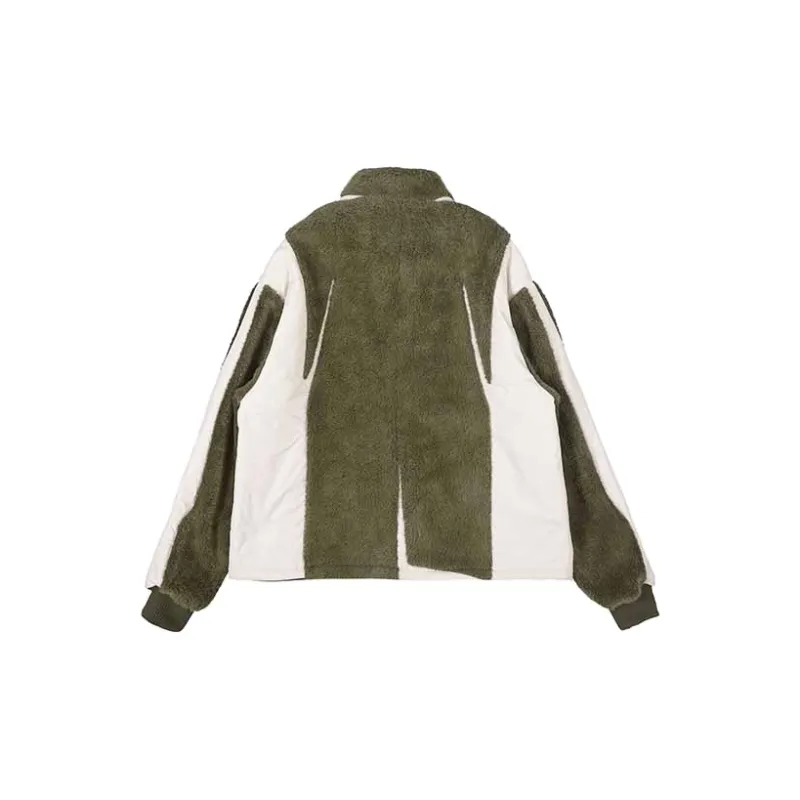 BLINDNOPLAN Solid Color Stand Collar Loose Fit Puffer Jacket Unisex-1