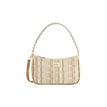 Alviero Martini CO With PL And Cow Leather Crossbody Bag Women's Natural