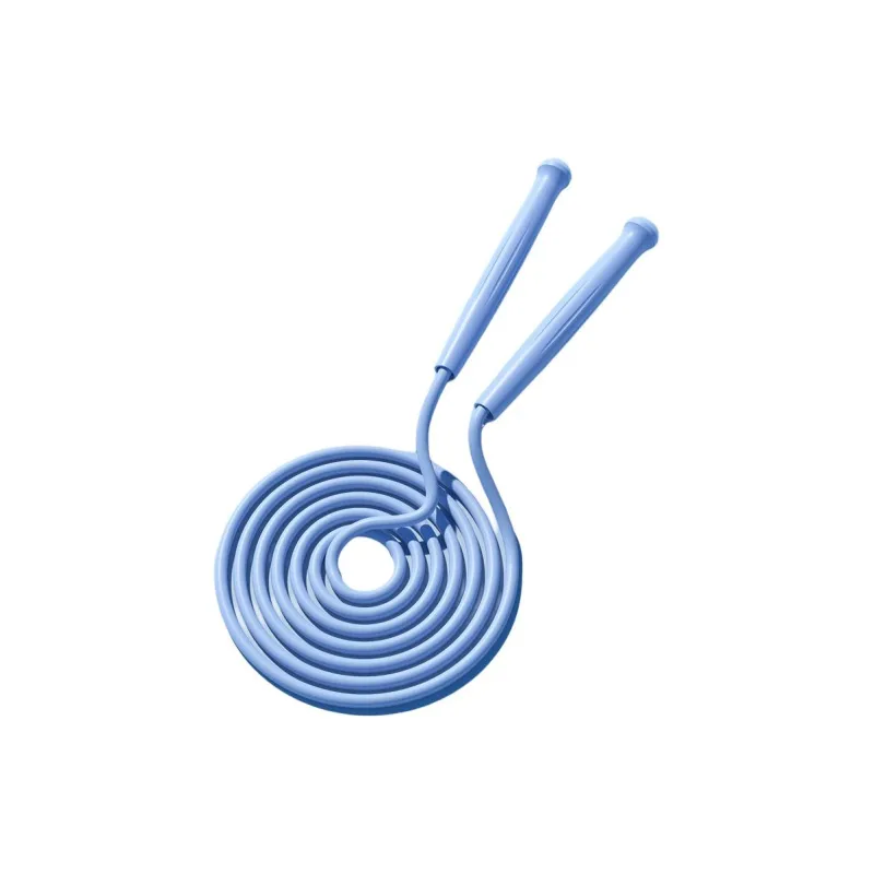 Ovanda Student Supply Non Countable Jump Ropes Kids Handle Polypropylene PP Rope PVC Plastic 2.2~2.8m-0