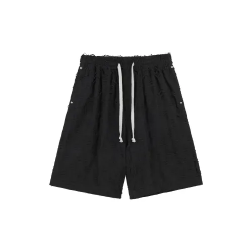 CHINISM Denim Shorts Unisex Black