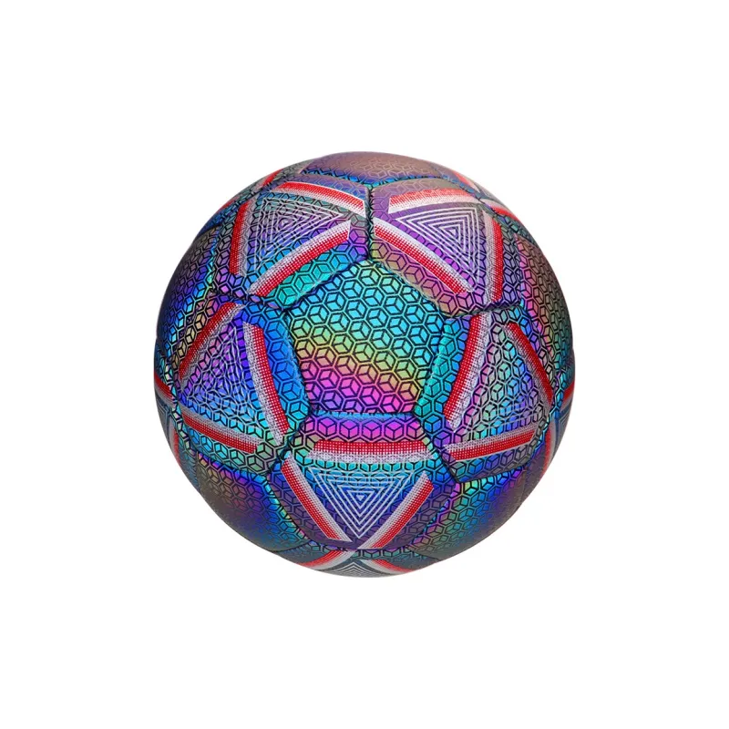 Summos Size 5 Soccer PU Machine Stitched Soccer Ball Unisex Dazzling Color-0