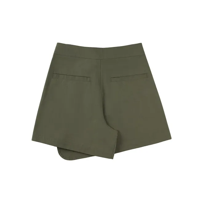 Lab.lfe X Randomevent X LAB. LFE SS23 Co-brand Cargo Shorts Women's Army Green-1