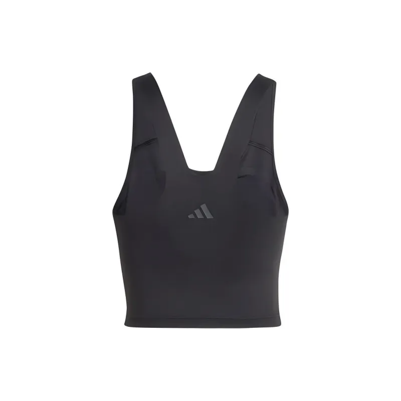 Adidas Free Shipping With AdiClub All Me Medium Support Long Line Bra Tank Top-1