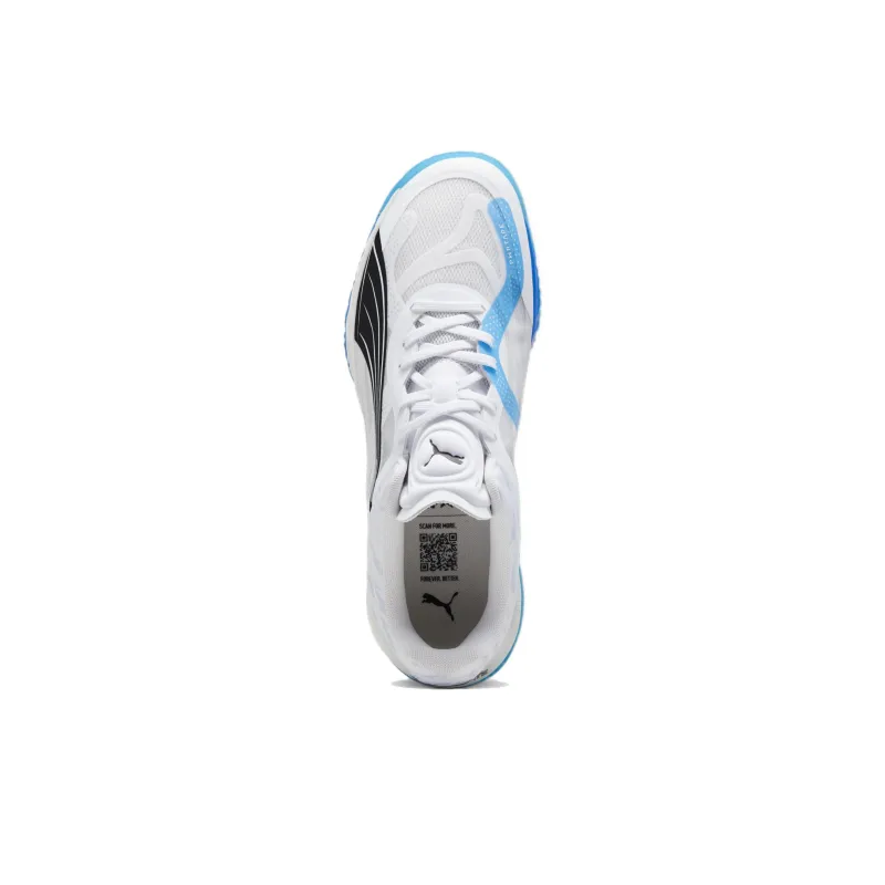 PUMA Accelerate Cushioning, Slip Resistant, And Abrasion Resistant Low Top Golf Shoes Unisex White Black-3