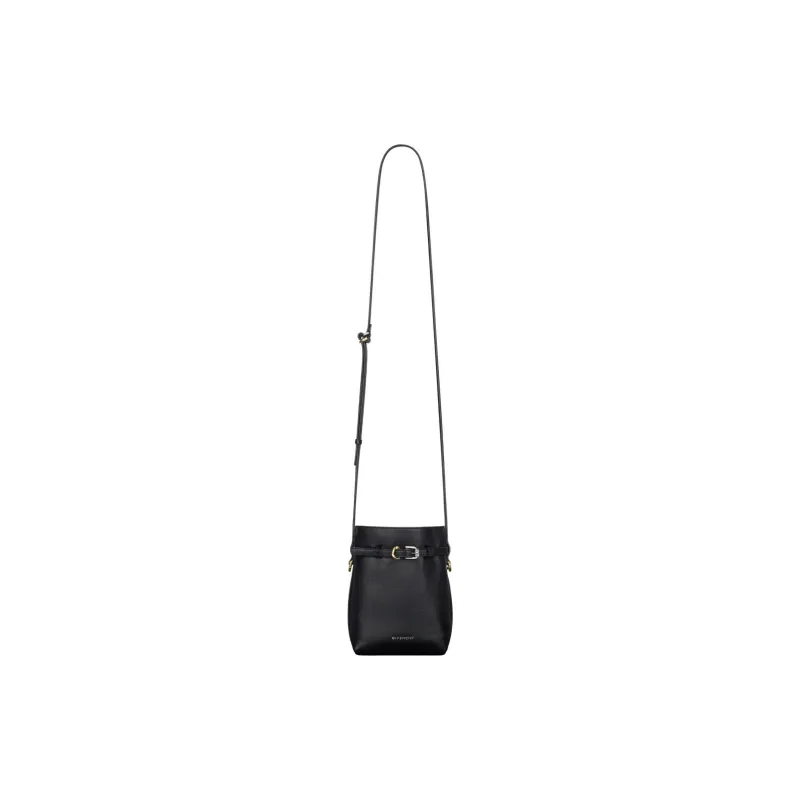 Givenchy Buffalo Leather Shoulder Bag, Crossbody Bag Women's Black-1