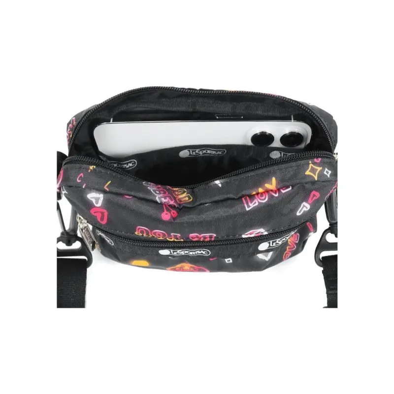 LeSportsac Polyester Crossbody Bag Shoulder Bag Women's Black-6