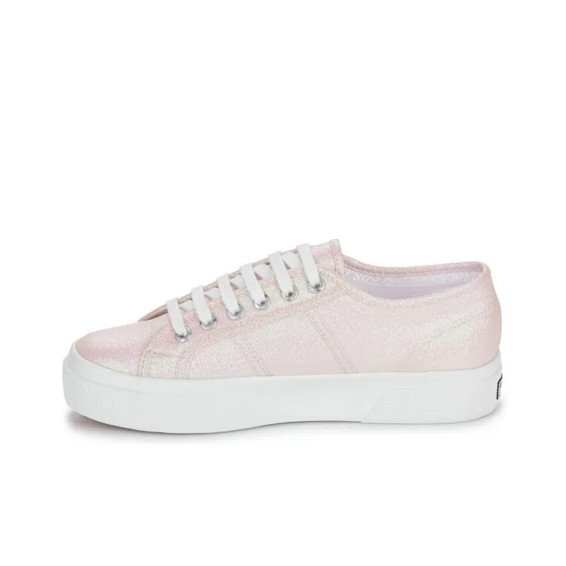 SUPERGA LAME Low Top Skateboard Shoes Women's Light Umber-2