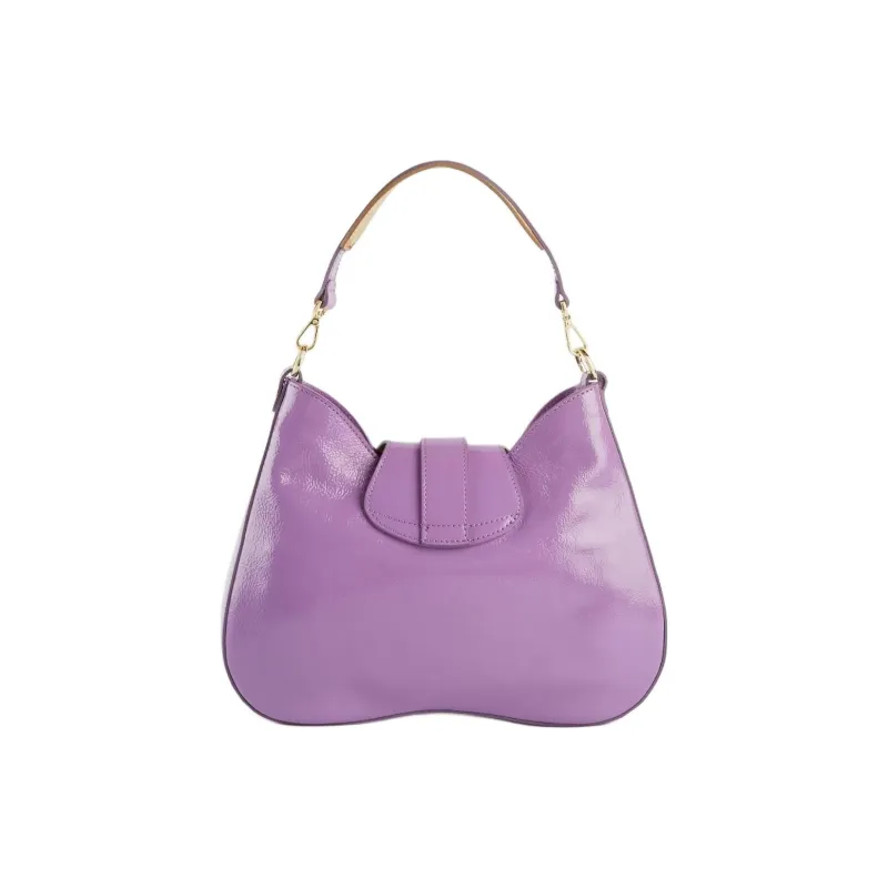 Alviero Martini Naplak Leather Portable Crossbody Bag Shoulder Bag Small Size Women's Light Purple-1