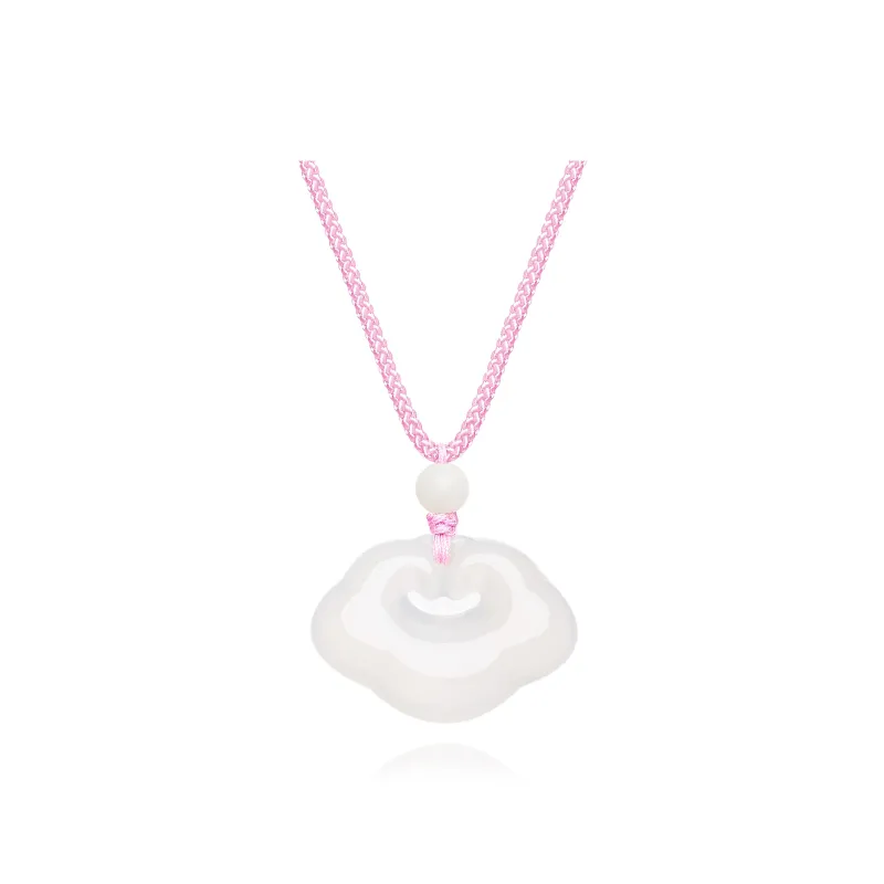 Moon Jewelry Agate Jade Necklaces Unisex-3