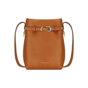 Givenchy Buffalo Leather Shoulder Bag, Crossbody Bag Women's Tan
