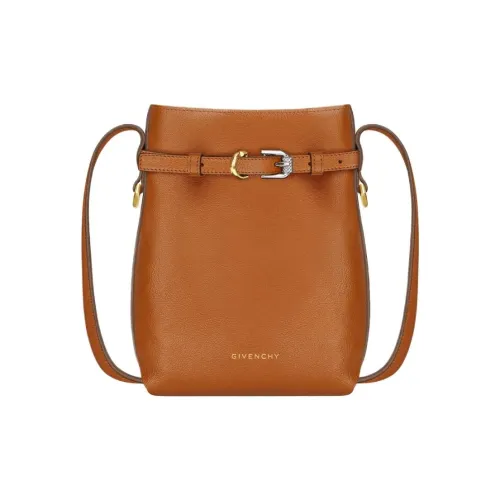 Givenchy Buffalo Leather Shoulder Bag, Crossbody Bag Women's Tan