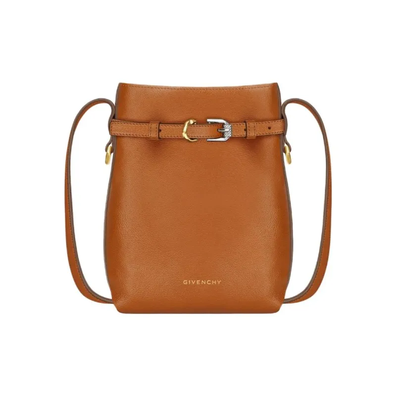 Givenchy Buffalo Leather Shoulder Bag, Crossbody Bag Women's Tan-0
