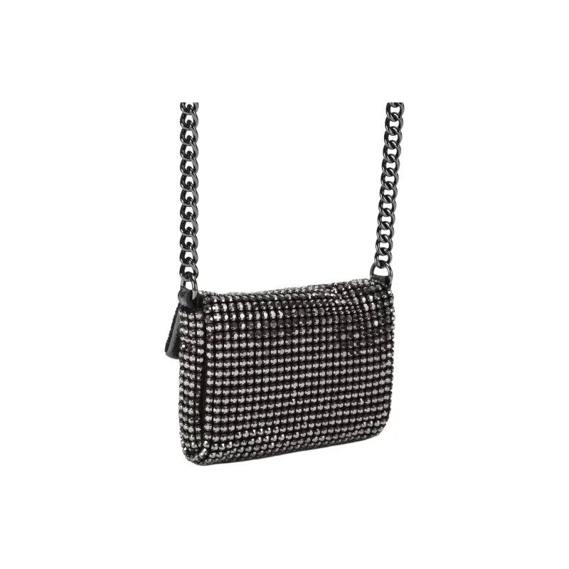 Kurt Geiger London Crystal Shoulder Bag Crossbody Bag Mini Women's Silver Black-3