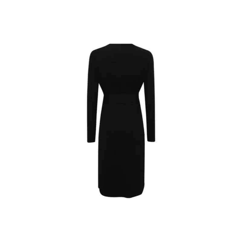 DVF Diane Von Furstenberg Long-Sleeved Dresses Women's Black-1