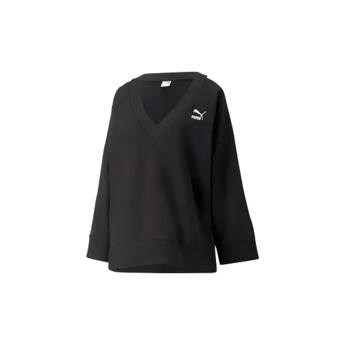 PUMA Fall 2022 T7 Collection Knitwear Women's Pinma Black