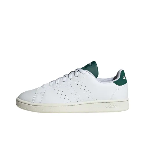 Adidas Sportswear Skateboard Shoes Men Low-Top White/Green