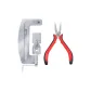 Knot Tying Tools+Bandeau Hook Pliers